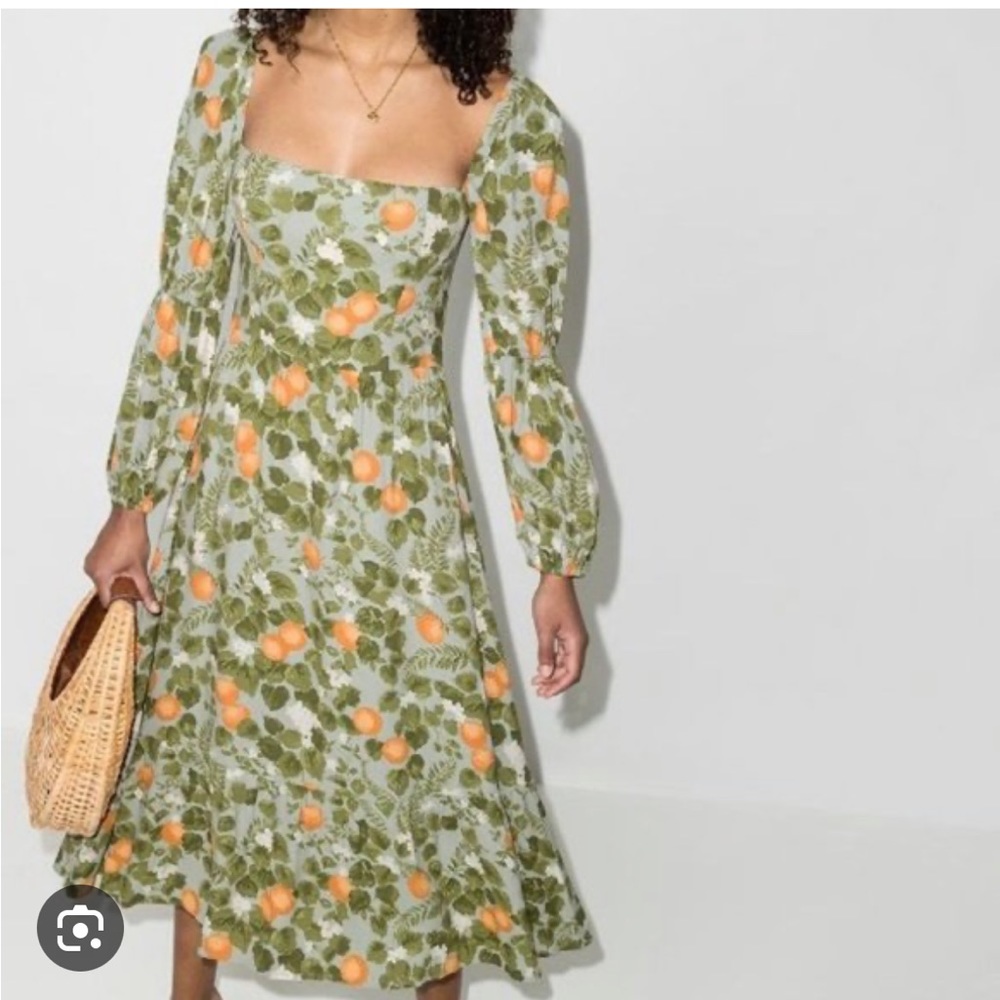 Reformation 🍊 Mica Dress (Orange Grove)